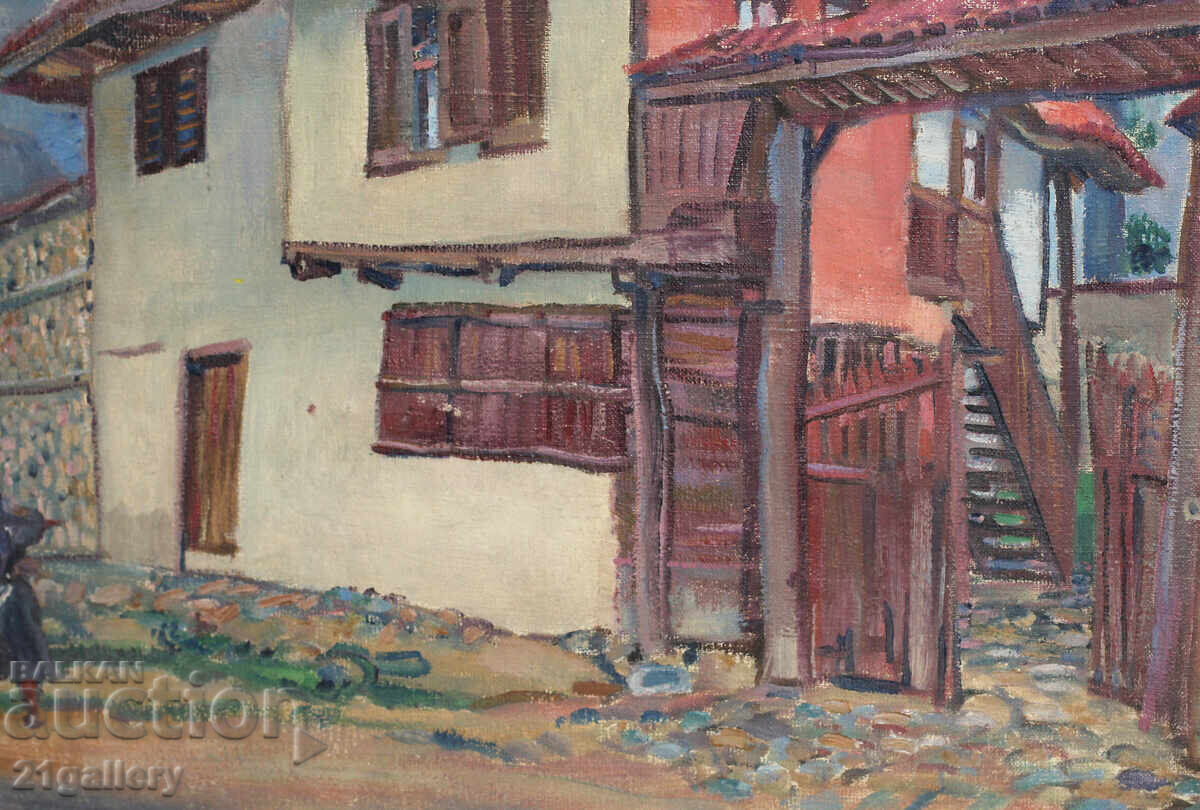 Oil paintings / Rural landscape with a Renaissance house - 6 Oil paintings / Rural landscape with a Renaissance house - 6