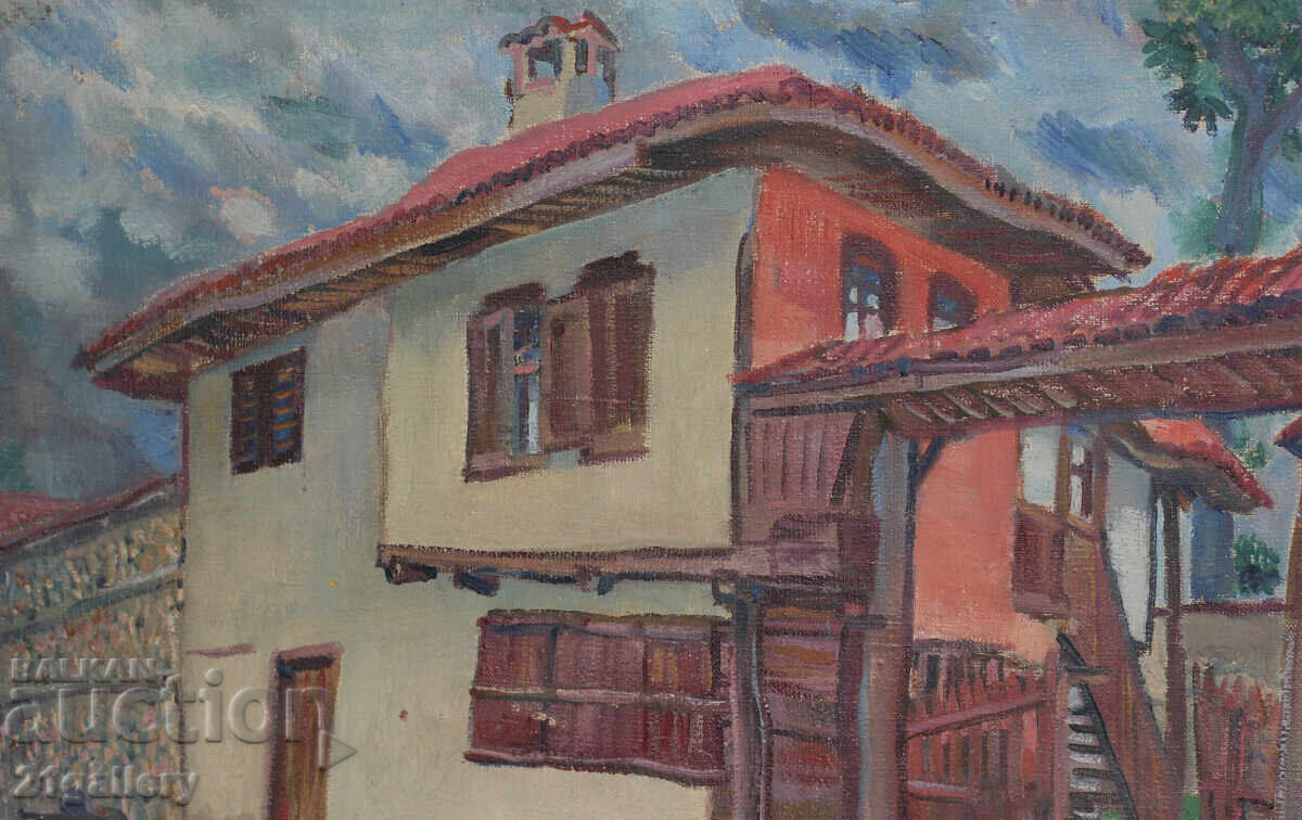 Oil paintings / Rural landscape with a Renaissance house - 7 Oil paintings / Rural landscape with a Renaissance house - 7