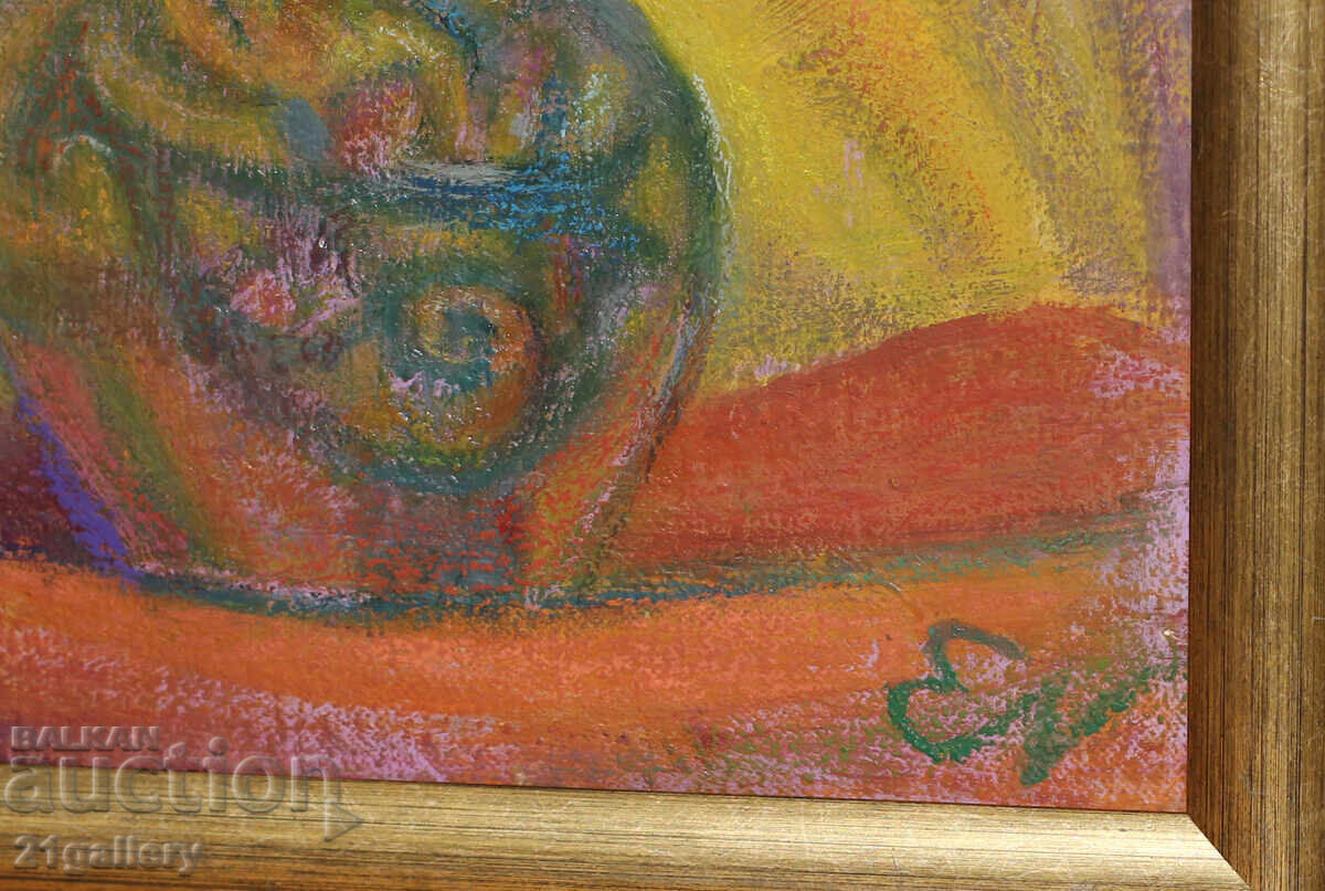 Elka Naydenova (1932 – 2016) Still Life Vase with Flowers - 7 Elka Naydenova (1932 – 2016) Still Life Vase with Flowers - 7