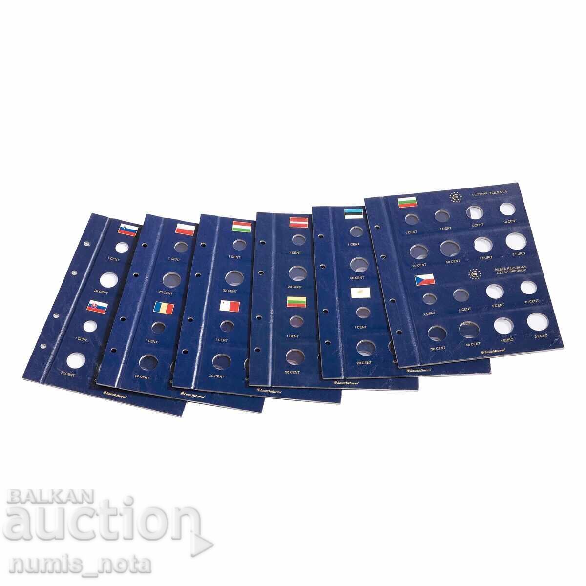 Album VISTA EURO pentru 12 seturi de monede euro de la 1 cent la 2 euro #1 cu preț 107.00 BGN | € 54.71