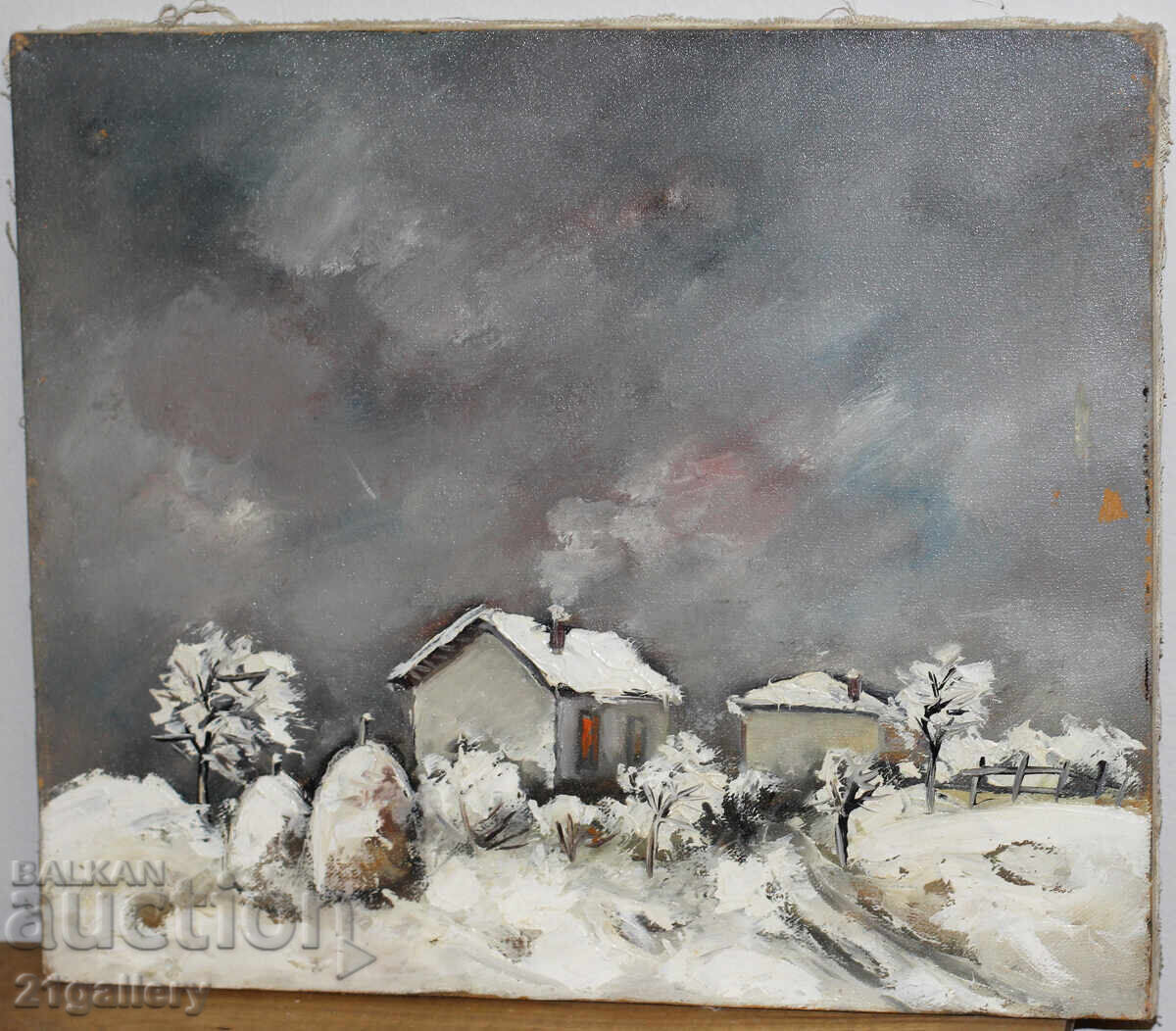 Маслени бои / зимен пейзаж с цена 250.00 лв. | € 127.82 Маслени бои / зимен пейзаж с цена 250.00 лв. | € 127.82