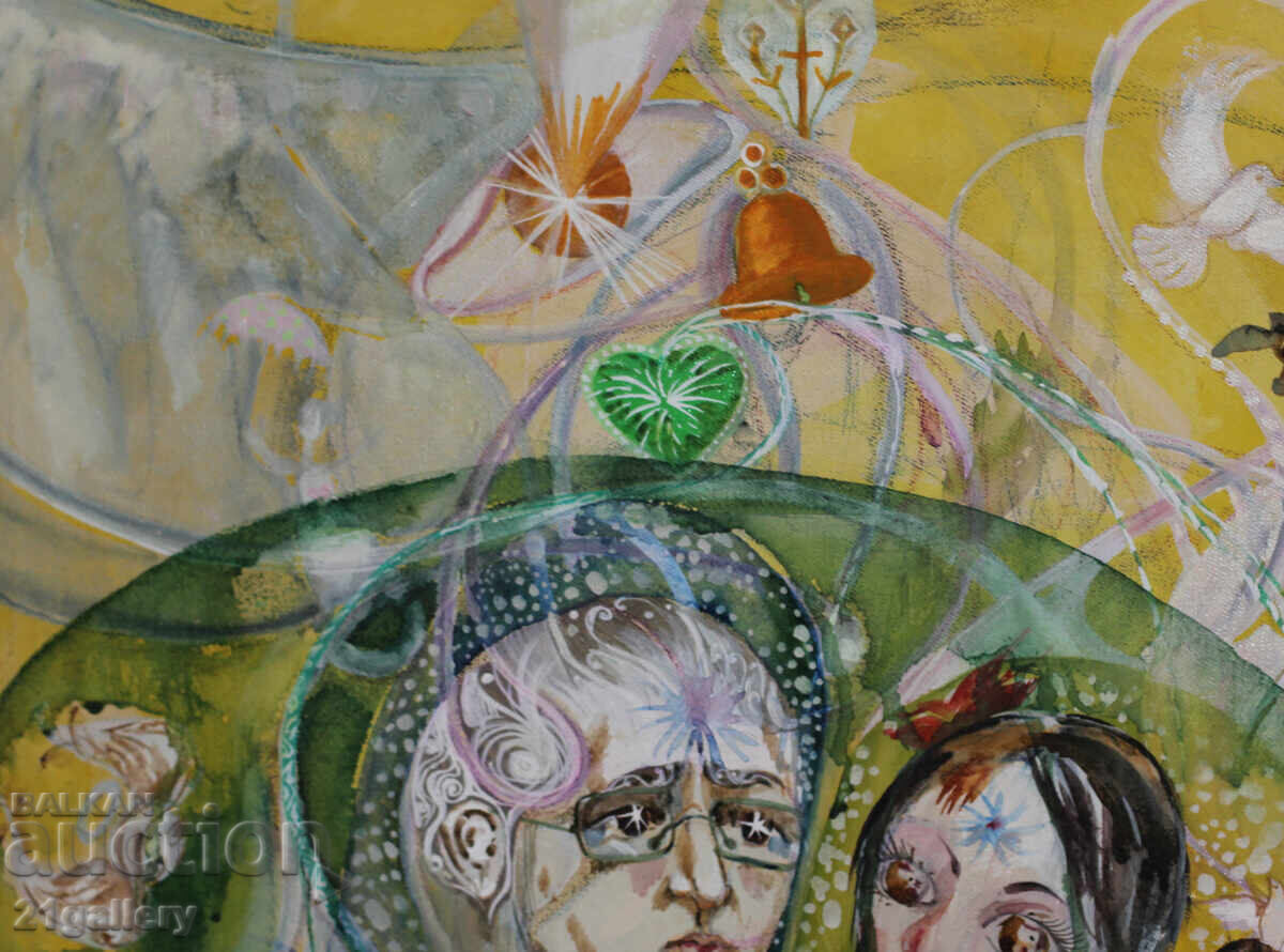 Delivery of Naive Composition Figures Gouache