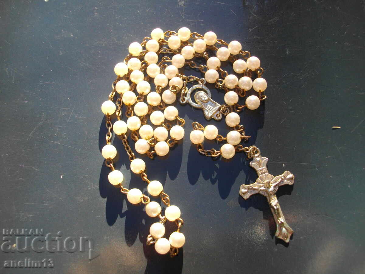 СТАРА МОЛИТВЕНА БРОЕНИЦА ПЕРЛИ с цена 30.00 лв. | € 15.34 СТАРА МОЛИТВЕНА БРОЕНИЦА ПЕРЛИ с цена 30.00 лв. | € 15.34