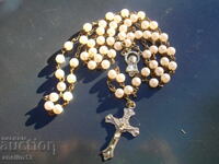 OLD PRAYER ROSARY PEARLS