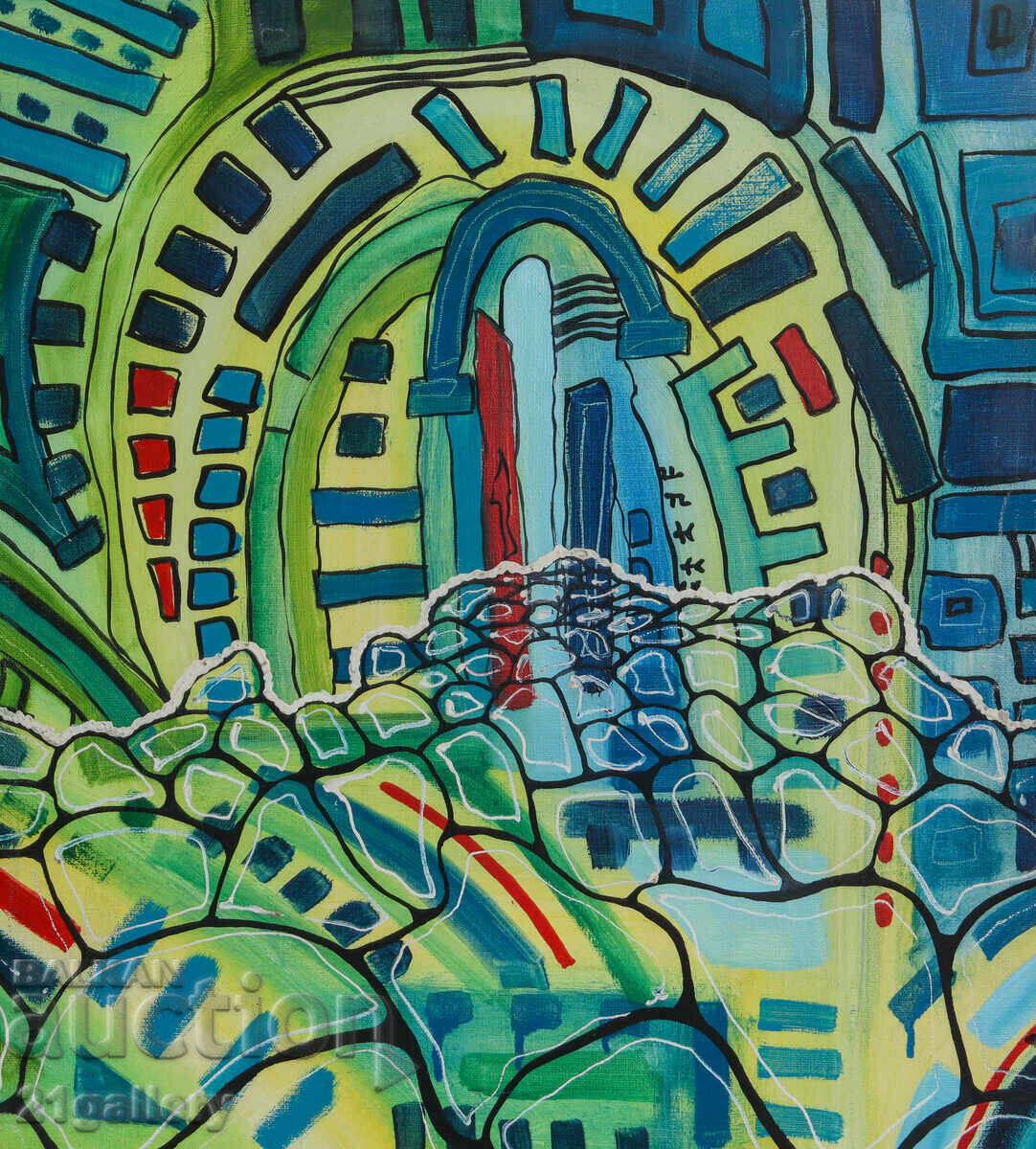 Модерна абстрактна картина / Маслени бои - 5 Модерна абстрактна картина / Маслени бои - 5