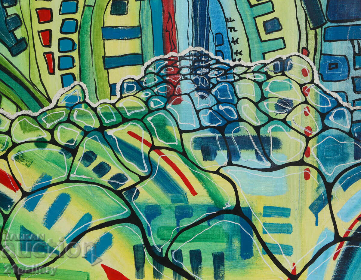 Модерна абстрактна картина / Маслени бои - 6 Модерна абстрактна картина / Маслени бои - 6