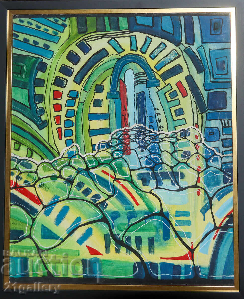 Модерна абстрактна картина / Маслени бои Модерна абстрактна картина / Маслени бои