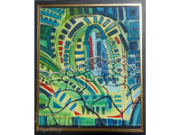 Modern abstract painting / Oil paints