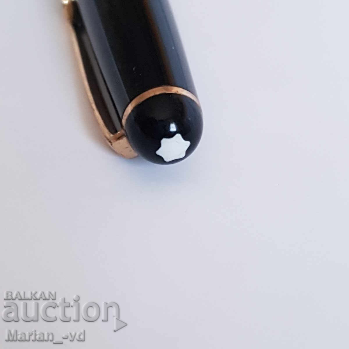 Pen Montblanc nr. 342 stilou cu piston 14C / 14K - 5 Pen Montblanc nr. 342 stilou cu piston 14C / 14K - 5