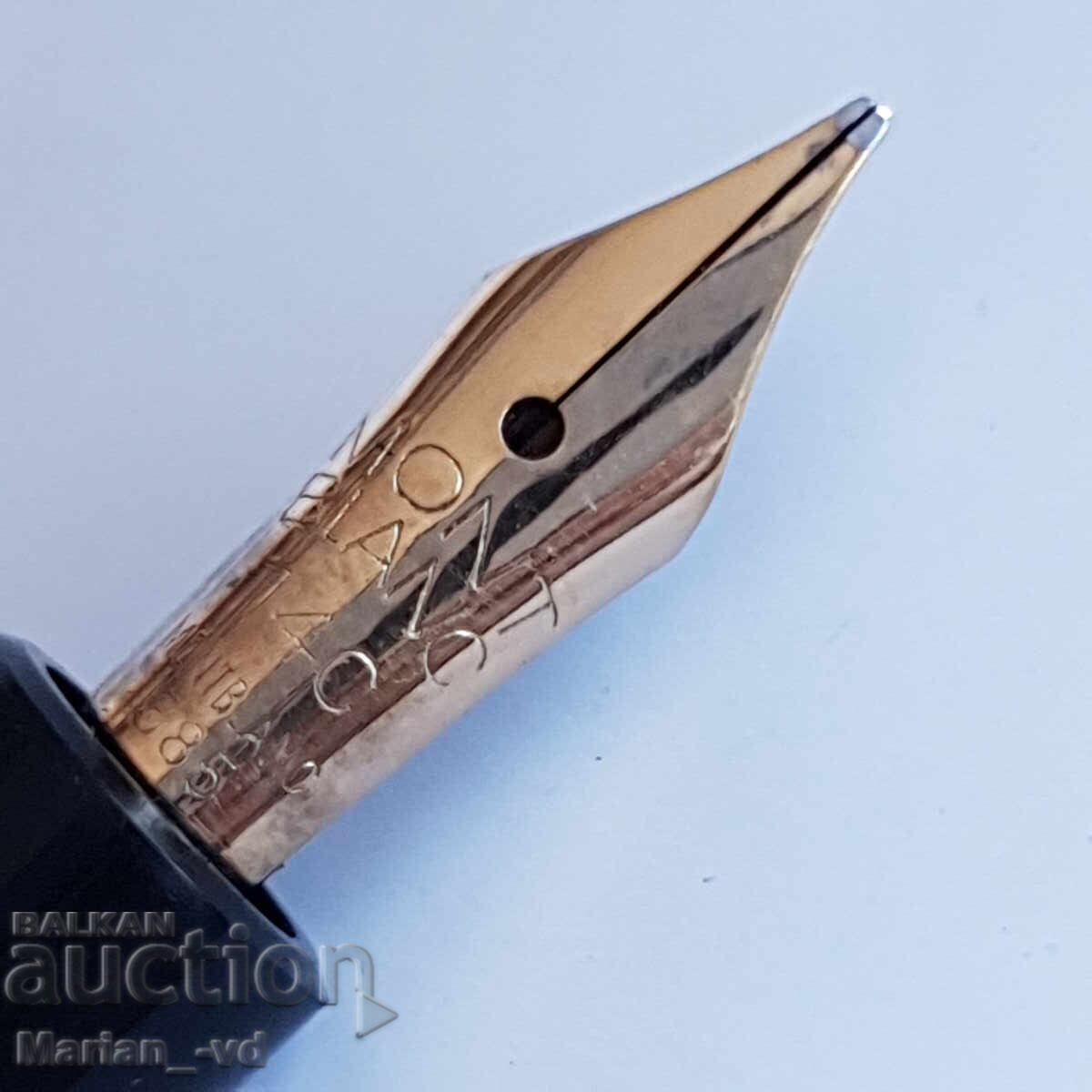 Pen Montblanc nr. 342 stilou cu piston 14C / 14K - 6 Pen Montblanc nr. 342 stilou cu piston 14C / 14K - 6