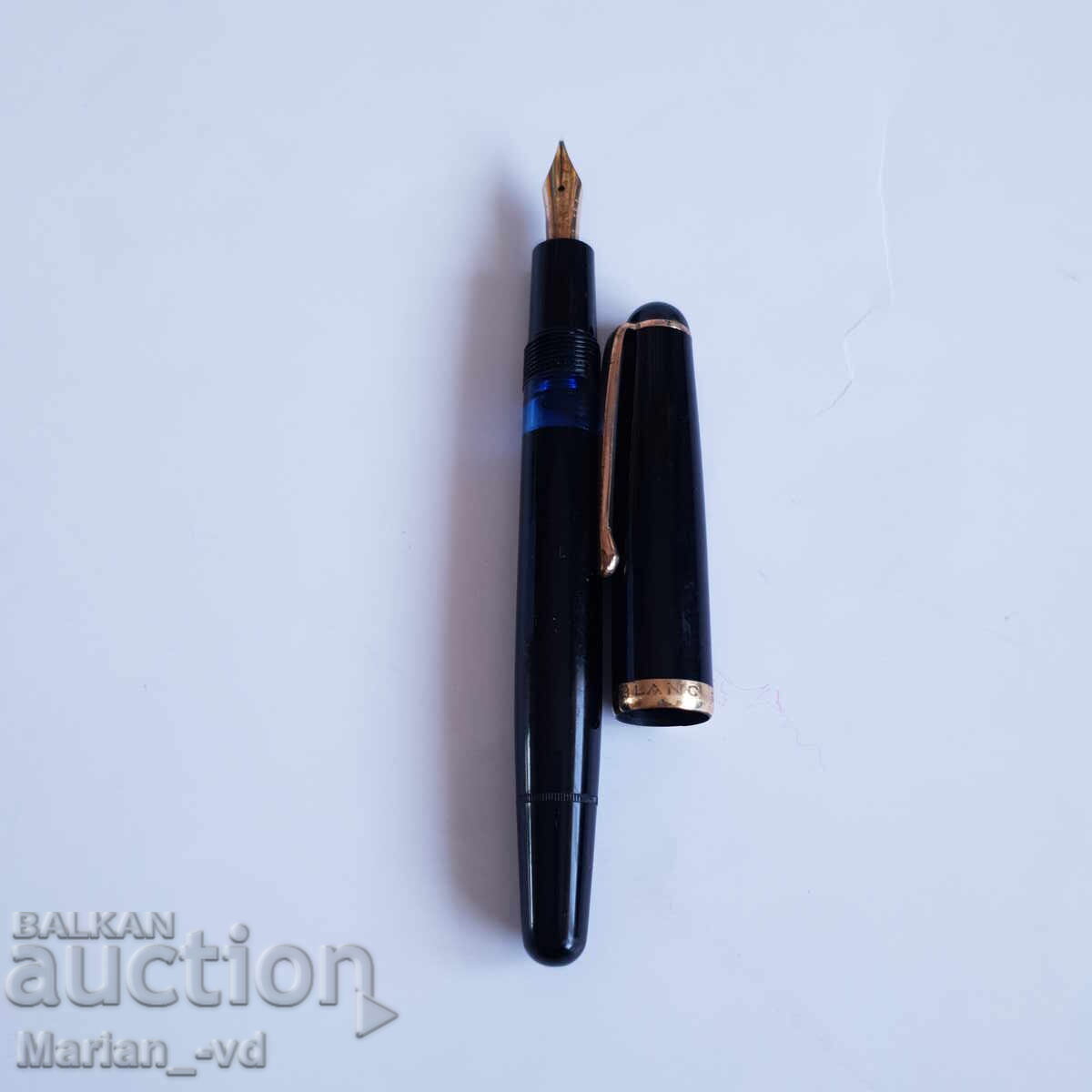 Pen Montblanc nr. 342 stilou cu piston 14C / 14K Pen Montblanc nr. 342 stilou cu piston 14C / 14K