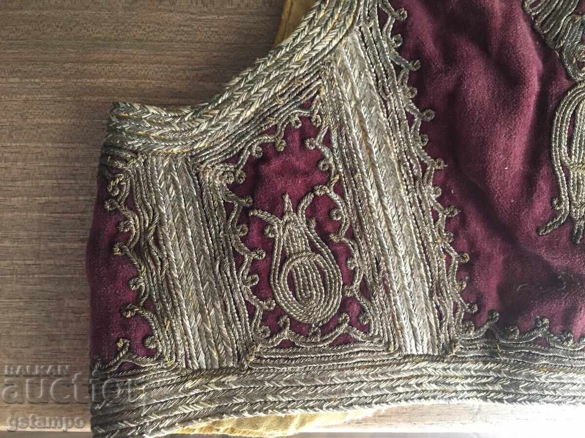 Livrarea Vestă pentru copii / Costum popular / Sârmă argintie