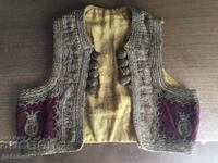Vestă pentru copii / Costum popular / Sârmă argintie
