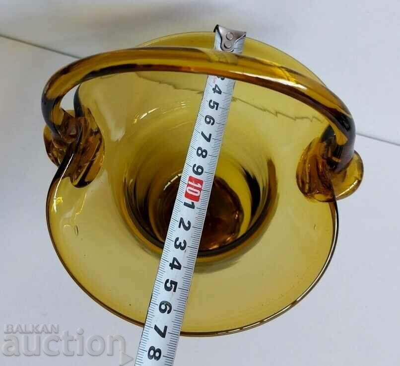 Auction . GLASS CANDY BOWL CANDY BOX HEALTHY BLOWN GLASS Auction . GLASS CANDY BOWL CANDY BOX HEALTHY BLOWN GLASS