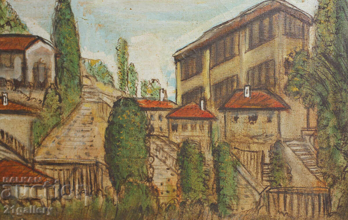 Delivery of G. Dimov / Oil paints urban landscape Delivery of G. Dimov / Oil paints urban landscape