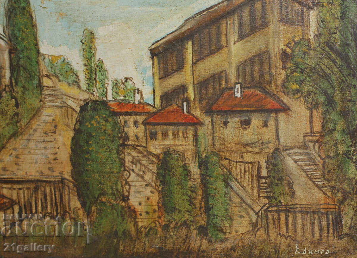 G. Dimov / Oil paints urban landscape - 6 G. Dimov / Oil paints urban landscape - 6