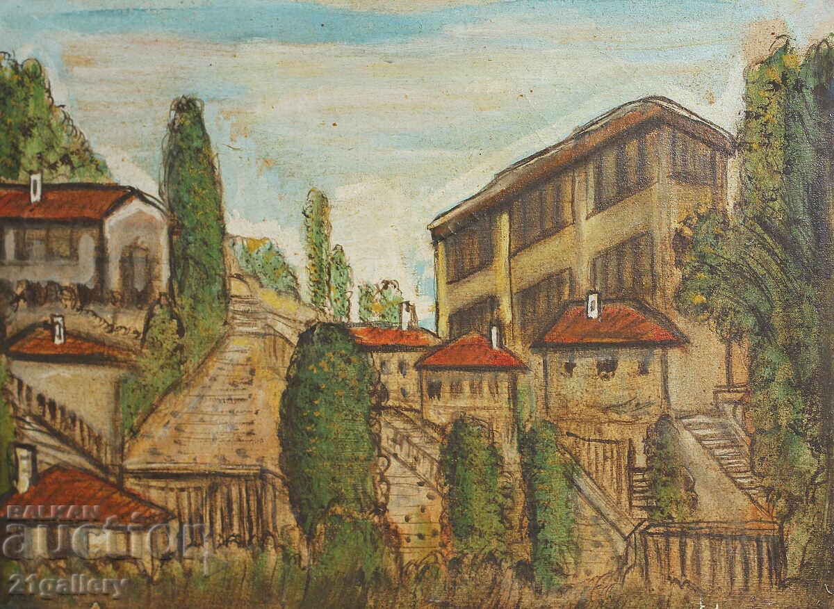 G. Dimov / Oil paints urban landscape G. Dimov / Oil paints urban landscape