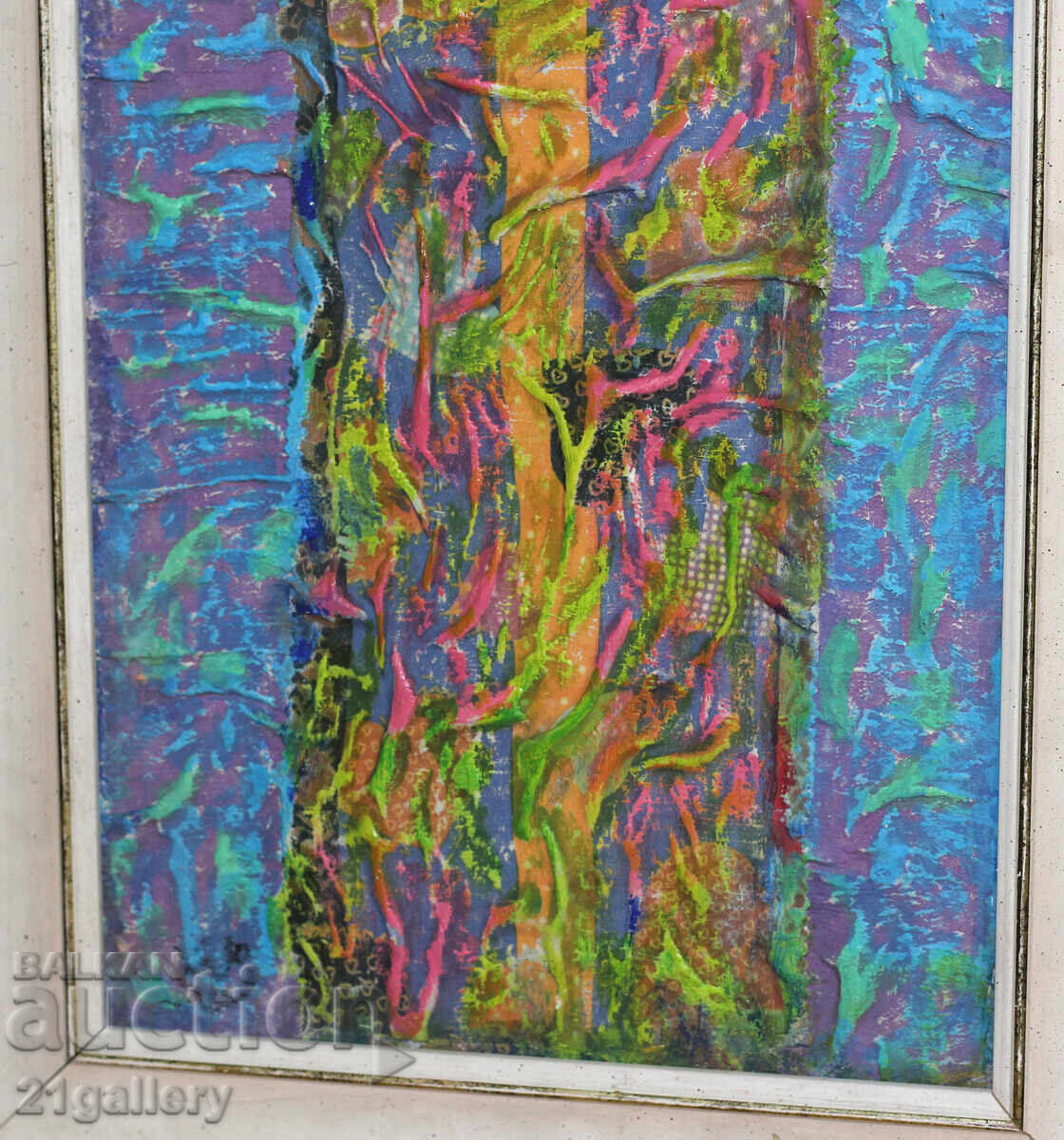 Lokman Al Sheikh (1934-) Acrylic paints, abstraction, collage 2003 - 5 Lokman Al Sheikh (1934-) Acrylic paints, abstraction, collage 2003 - 5