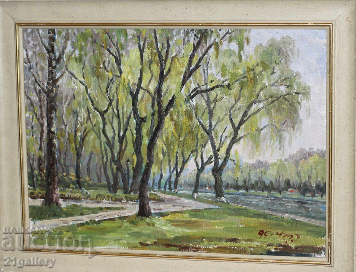 Ελαιοχρωματισμοί / τοπίο / υπογραφή 1995 με τιμή 350.00 BGN | € 178.95 Ελαιοχρωματισμοί / τοπίο / υπογραφή 1995 με τιμή 350.00 BGN | € 178.95