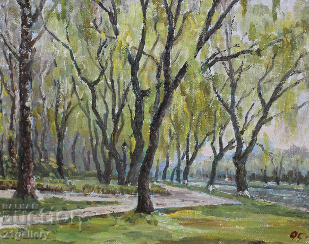 Παράδοση Ελαιοχρωματισμοί / τοπίο / υπογραφή 1995 Παράδοση Ελαιοχρωματισμοί / τοπίο / υπογραφή 1995