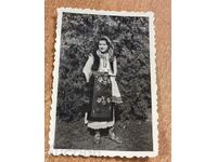 . GIRL WOMAN PAFTI WEARING APRON PISTIMAL OLD PHOTO