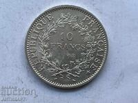 #2 Silver Coin 10 Francs France 1968 Silver