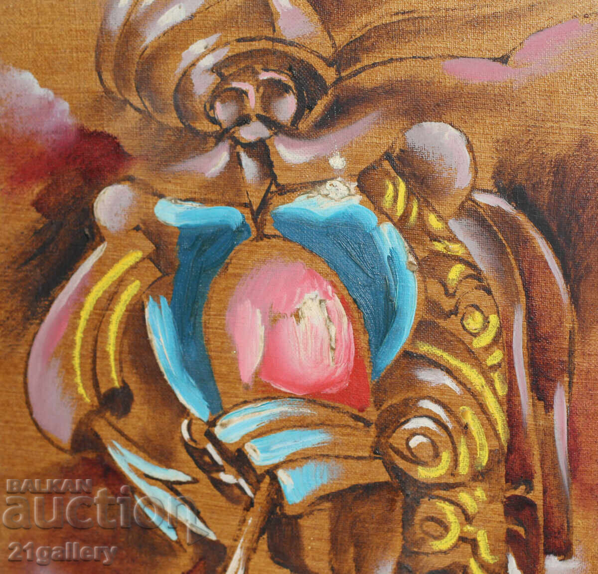 Delivery of Lyubomir Popov (1949-2010) / Oil paints, abstraction 1989. Delivery of Lyubomir Popov (1949-2010) / Oil paints, abstraction 1989.