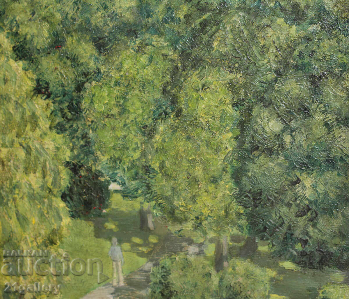 Forest landscape / oil paints 1978. - 6 Forest landscape / oil paints 1978. - 6