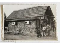 . ANII 1930 CABIANA TURISTICA MUNTE FOTO VECHE FOTO