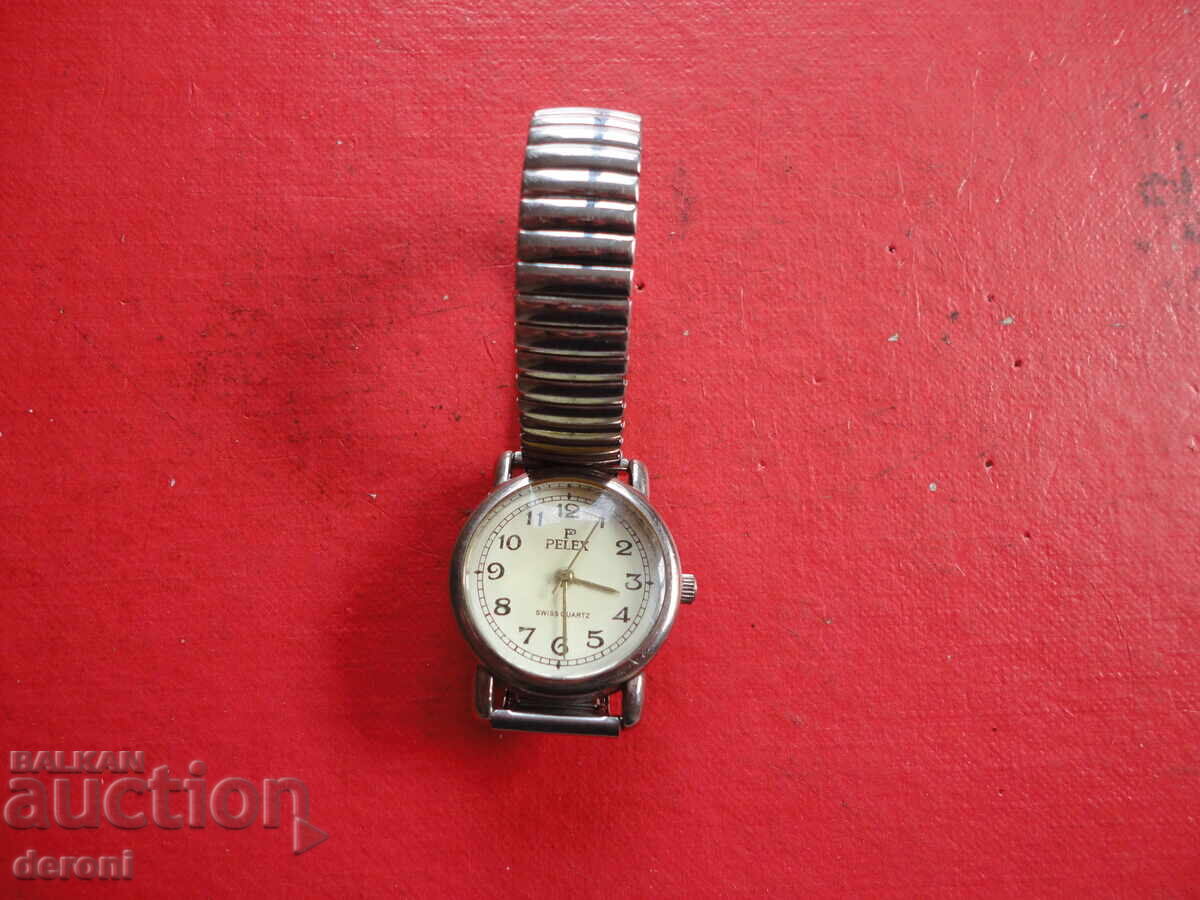 Women's Swiss watch Pelex Quartz with price 40.00 BGN | € 20.45 Women's Swiss watch Pelex Quartz with price 40.00 BGN | € 20.45