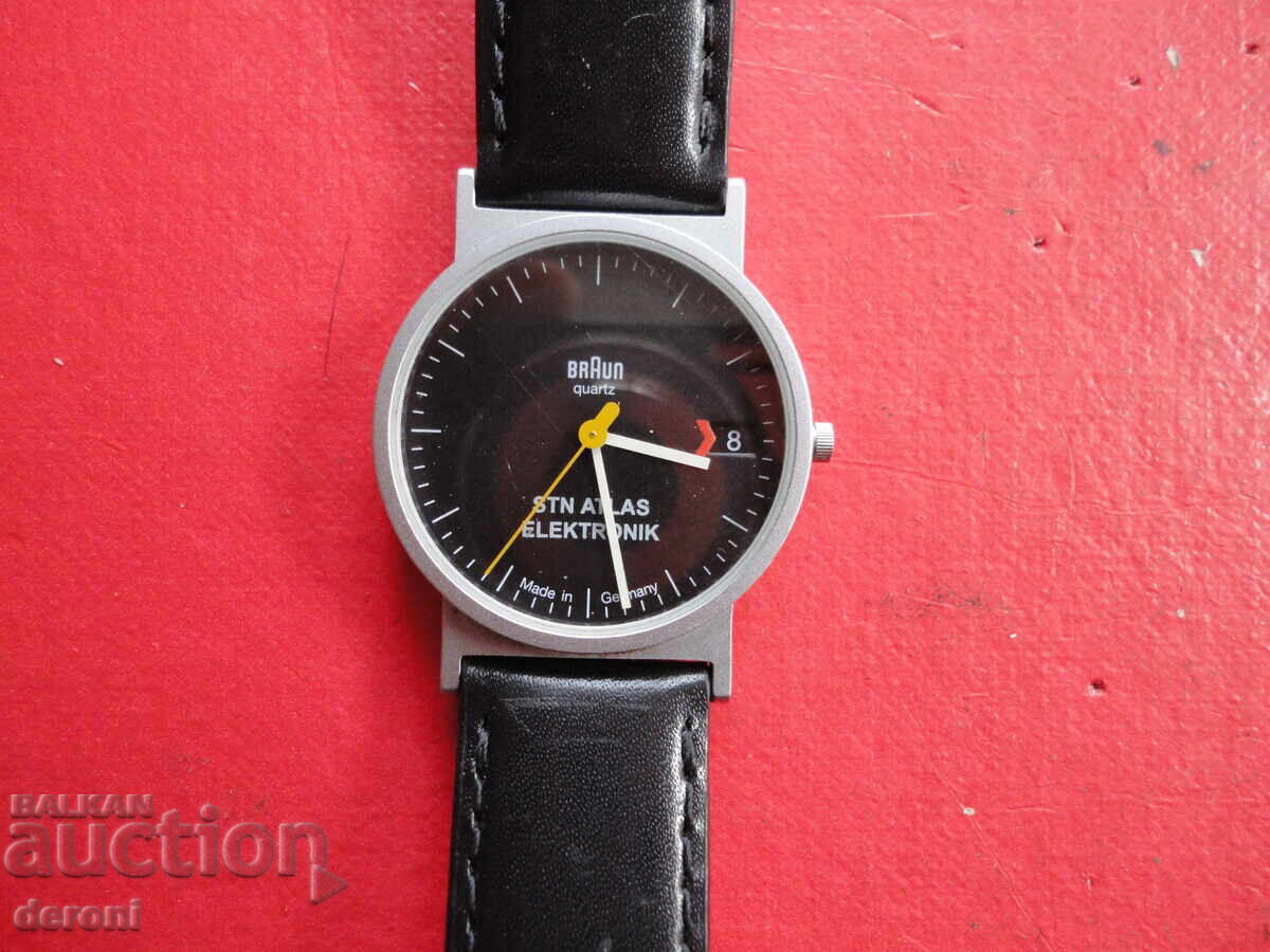 German Braun Quartz watch with price 95.00 BGN | € 48.57 German Braun Quartz watch with price 95.00 BGN | € 48.57