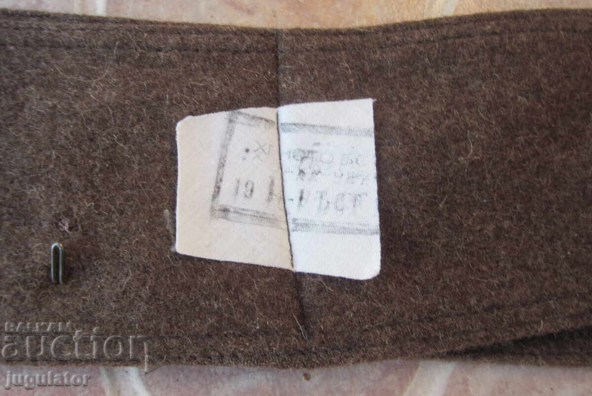 Bulgarian wool gaiters for military boots early social 1968 with price 15.00 BGN | € 7.67