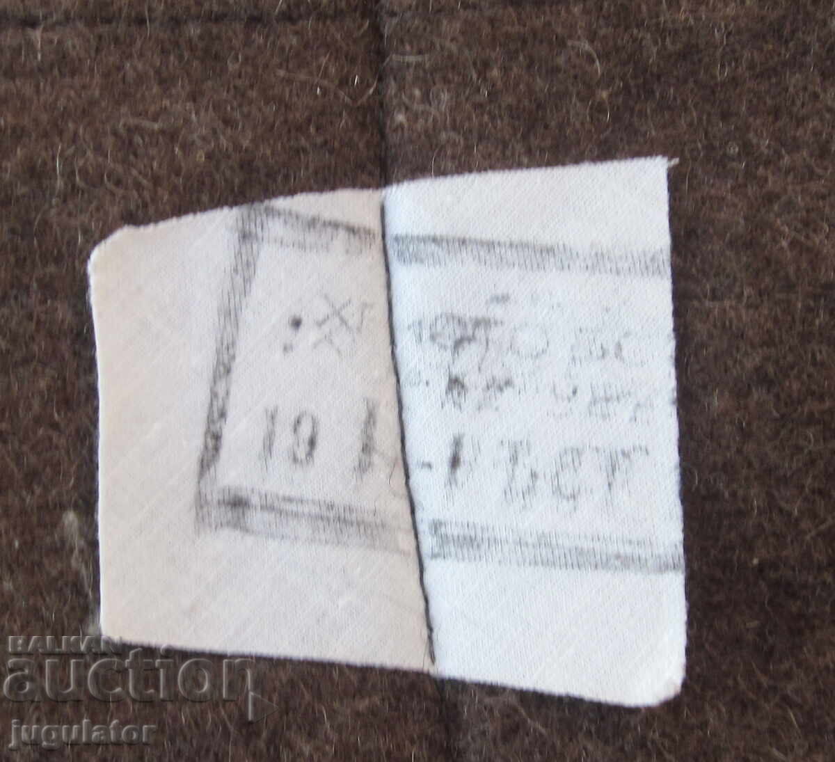 Auction  Bulgarian wool gaiters for military boots early social 1968