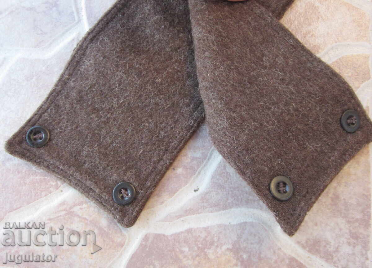 Bulgarian wool gaiters for military boots early social 1968 - 6