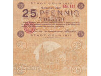 tino37- ΓΕΡΜΑΝΙΑ - 25 PFENNIG - 1917