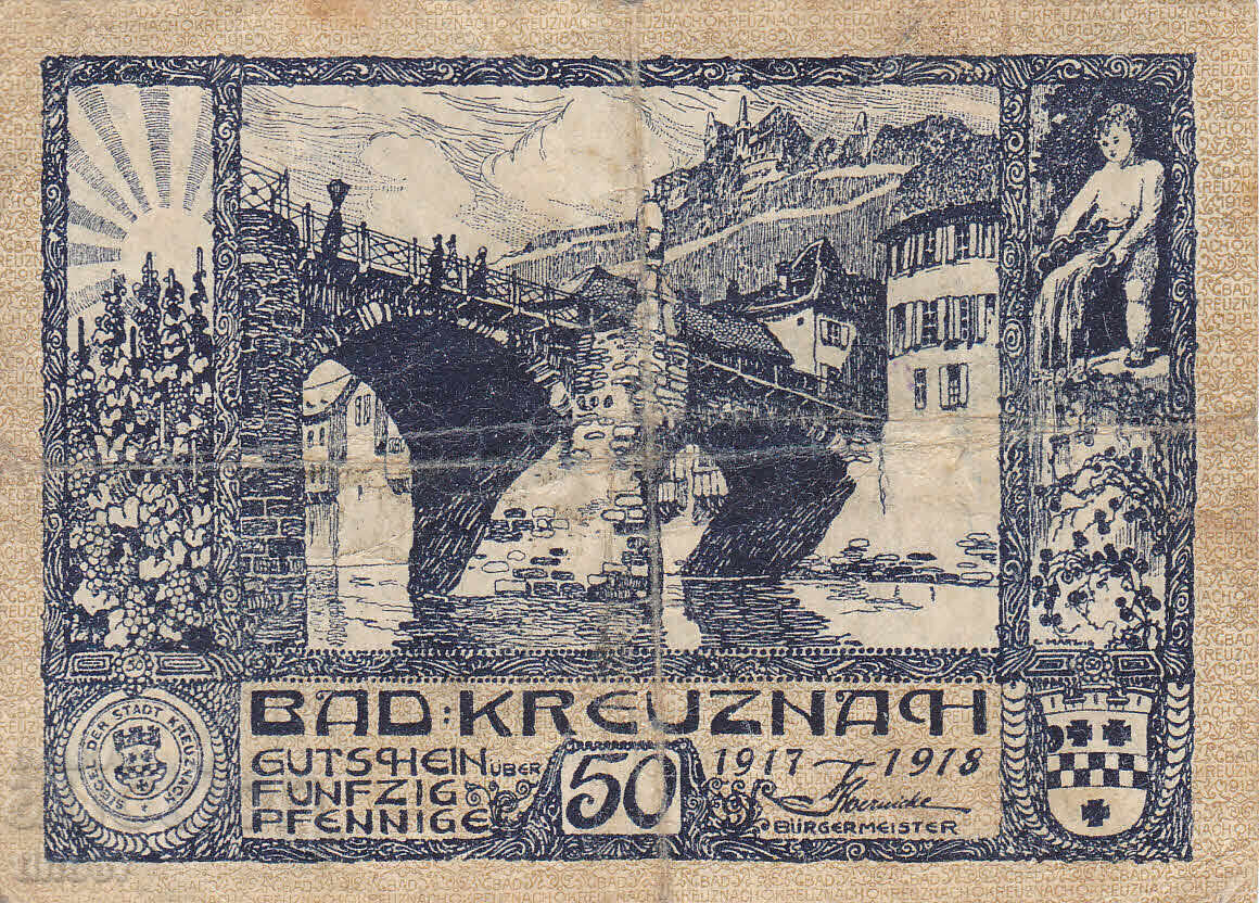 tino37- GERMANY - 50 Pfennig - 1917/18 with price 2.80 BGN | € 1.43 tino37- GERMANY - 50 Pfennig - 1917/18 with price 2.80 BGN | € 1.43