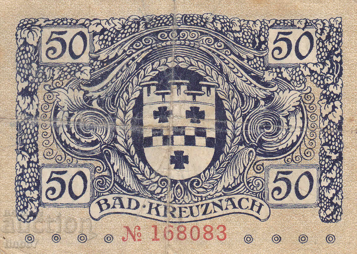 Auction tino37- GERMANY - 50 Pfennig - 1917/18 Auction tino37- GERMANY - 50 Pfennig - 1917/18