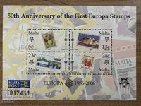 50 χρόνια Ευρώπης - Μάλτα (2006) - MNH - μπλοκ