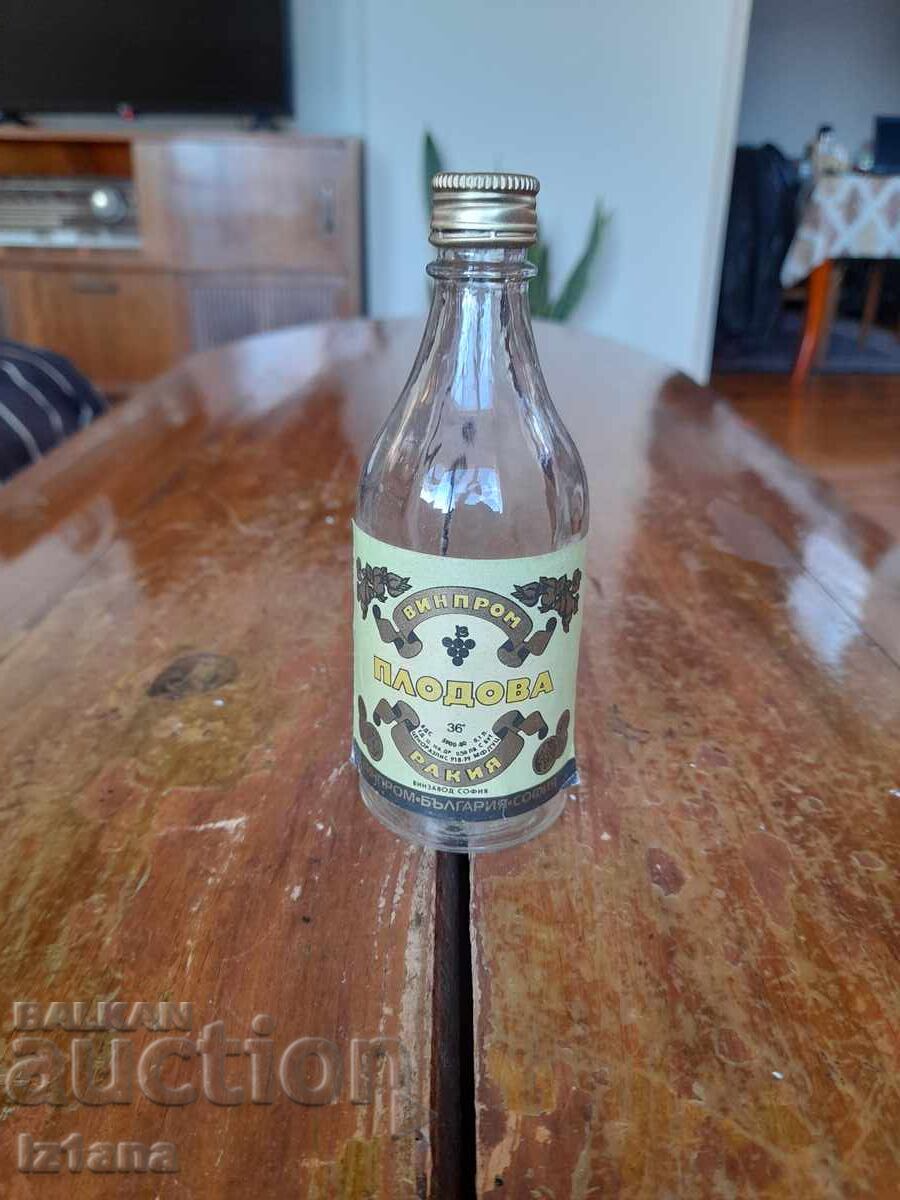 Old bottle of Fruit Brandy