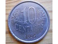 10 Centavos 1995 - Βραζιλία