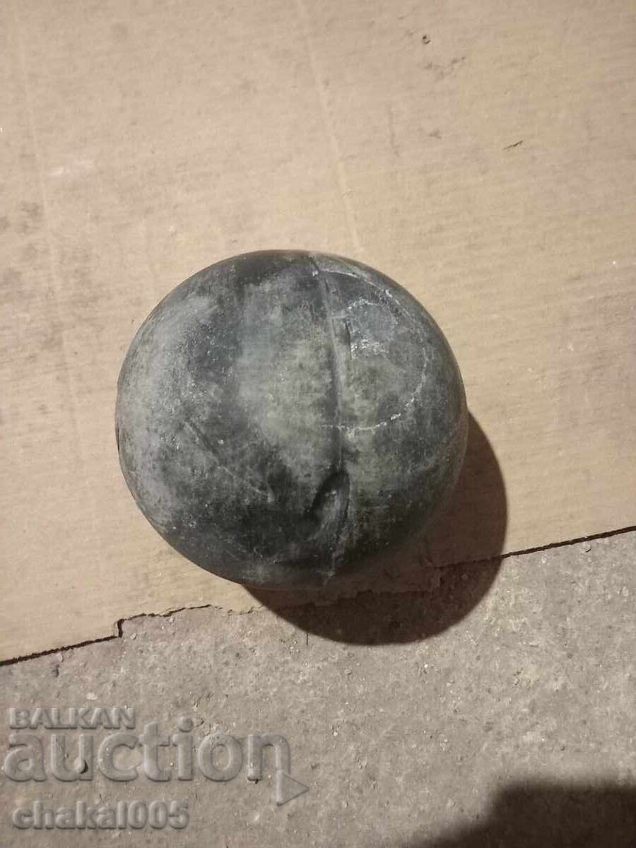 Rubber-coated ball