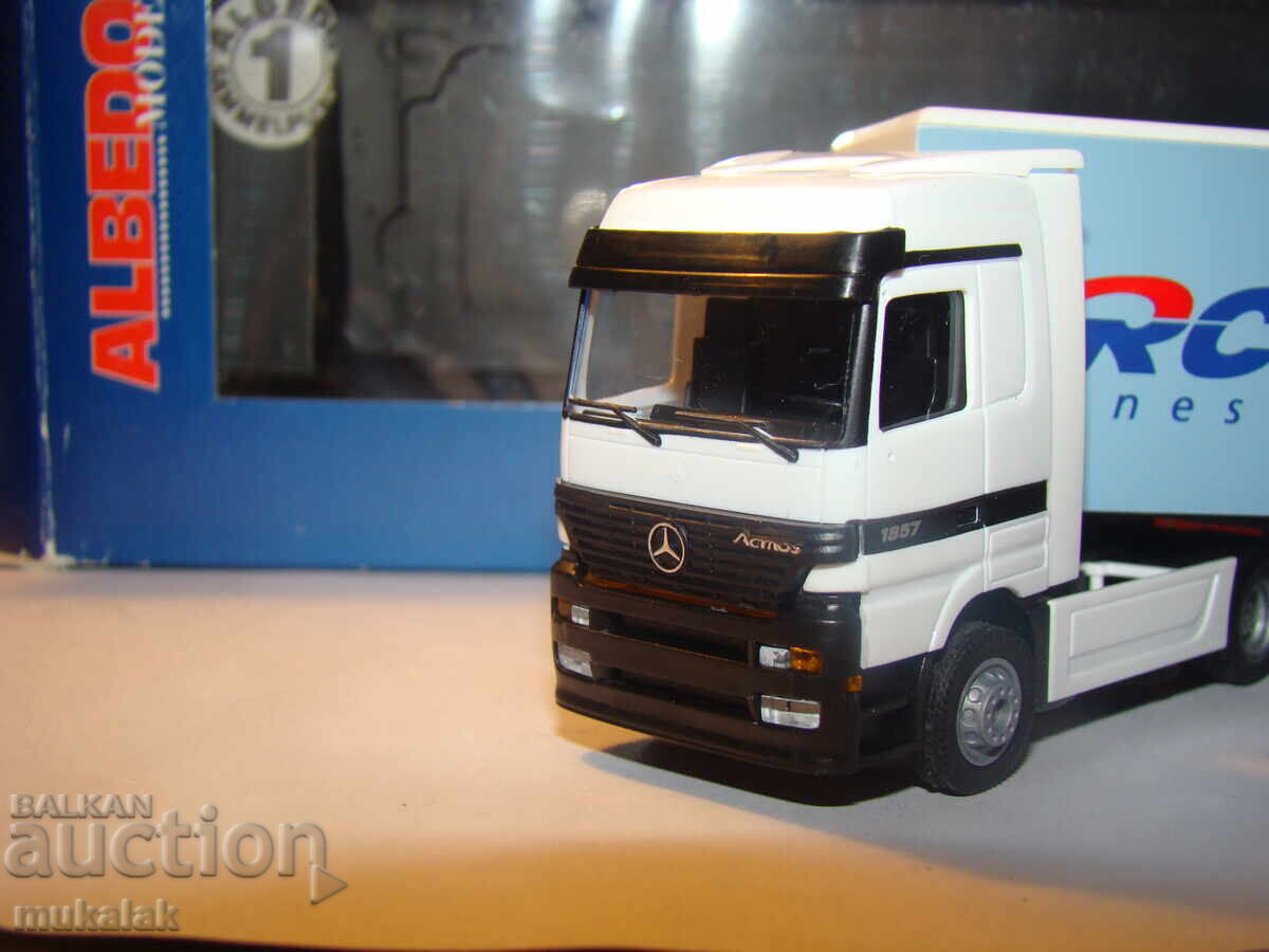 ALBEDO H0 1/87 MERCEDES BENZ ACTROS TIR TRUCK MODEL with price 25.00 BGN | € 12.78 ALBEDO H0 1/87 MERCEDES BENZ ACTROS TIR TRUCK MODEL with price 25.00 BGN | € 12.78