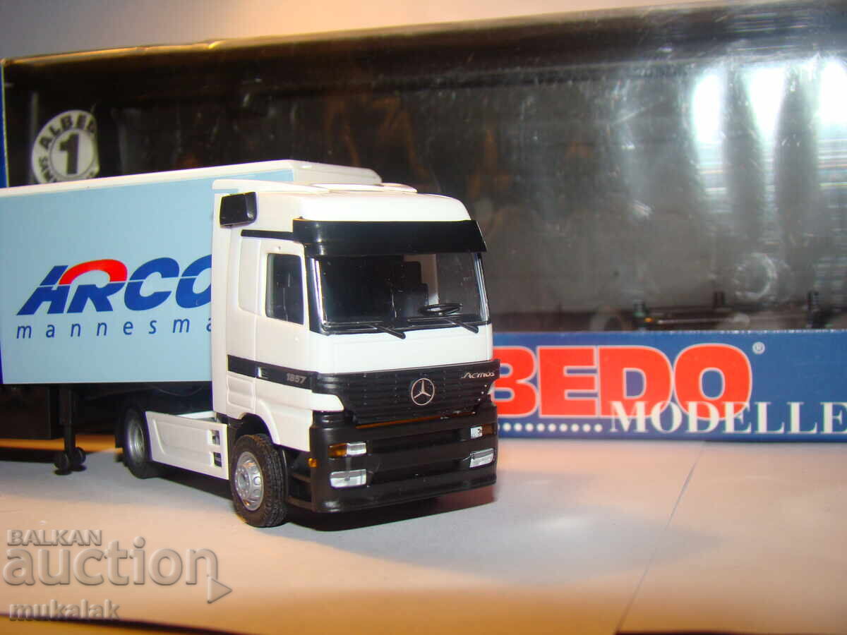 Delivery of ALBEDO H0 1/87 MERCEDES BENZ ACTROS TIR TRUCK MODEL Delivery of ALBEDO H0 1/87 MERCEDES BENZ ACTROS TIR TRUCK MODEL
