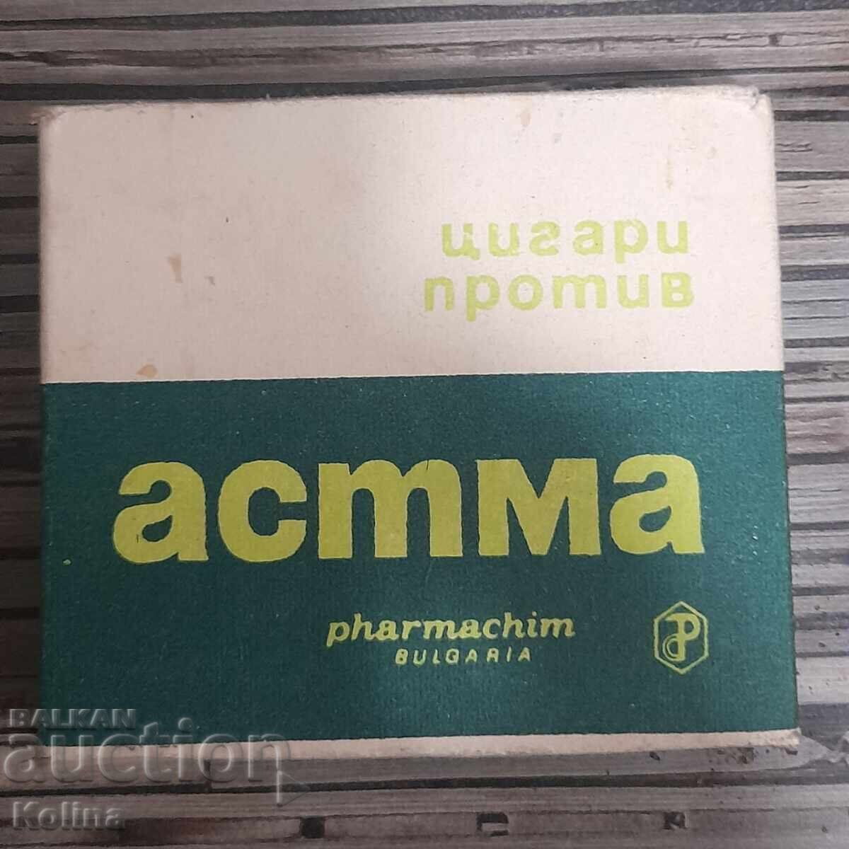 Asthma Old Rare Cutie de țigări pentru astm