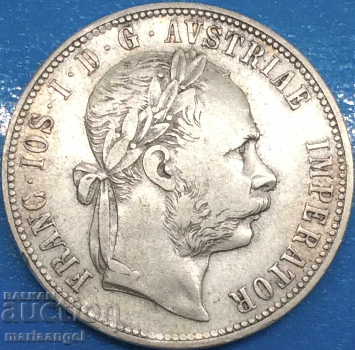 Αυστρία 1 florin 1884 Franz Joseph αργυρό