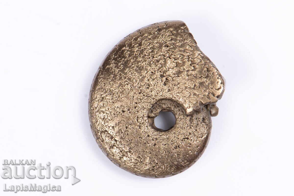 Pyritized Ammonite 1.87g 16.4mm #10 with price 27.00 BGN | € 13.80 Pyritized Ammonite 1.87g 16.4mm #10 with price 27.00 BGN | € 13.80