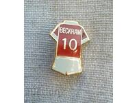 Football badge - David Beckham, team, England