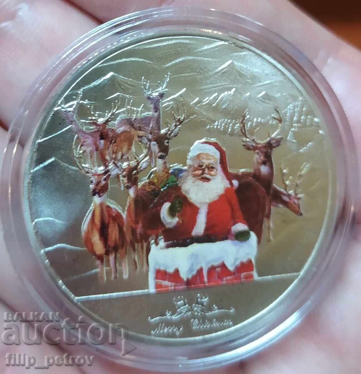 Auction Christmas - New Year plaque in a protective capsule. Auction Christmas - New Year plaque in a protective capsule.
