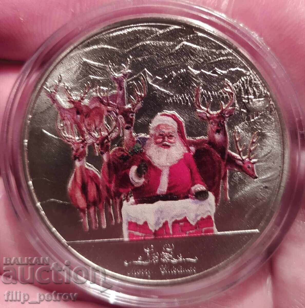 Christmas - New Year plaque in a protective capsule. - 7