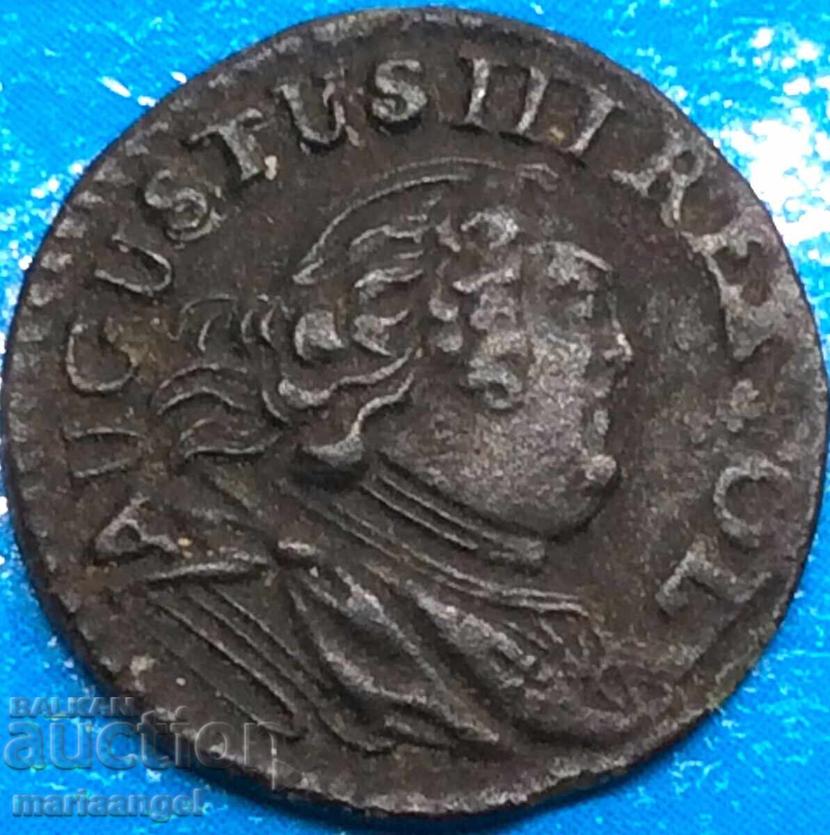 1 grosz 1753 Saxonia Polonia Augustus III